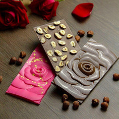 LARGE ROSE CHOCOLATE BAR MOULD