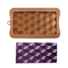 SQUARE BLOCKS LARGE CHOCOLATE BAR MOULD