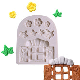 CASTLE WOODEN WINDOW MOULD