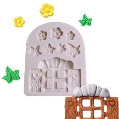 CASTLE WOODEN WINDOW MOULD