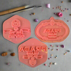 MINI PRADA LOGO EMBOSSERS SET 3PCS