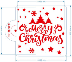 MINI MERRY CHRISTMAS MESSAGE STENCIL