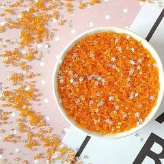 MINI SUGAR CRYSTALS WITH STARS SPRINKLES 125G