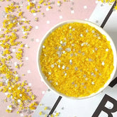 MINI SUGAR CRYSTALS WITH STARS SPRINKLES 125G