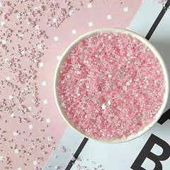 MINI SUGAR CRYSTALS WITH STARS SPRINKLES 125G