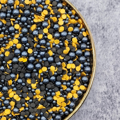 POLKA BLACK SPRINKLES 125G