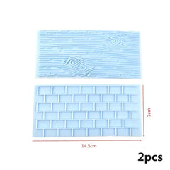 BRICK WALL AND WOOD EMBOSSERS