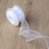 PLAIN CHIFFON / ORGANZA RIBBON 4 CM