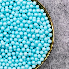 TURQUOISE BLUE SUGAR PEARLS 15 GMS