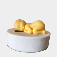 SLEEPING BABY SILICONE MOULD (MEDIUM)