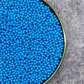 DARK BLUE SUGAR PEARLS 15 GMS