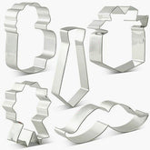 FATHER'S DAY COOKIE CUTTER SET 5 PCS (LARGE)