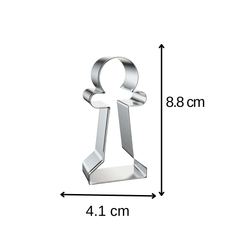 CHESS PIECE / PAWN CHESS PIECE COOKIE CUTTER 1 PCS
