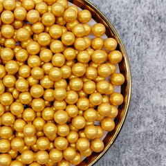 GOLD SUGAR PEARLS 15 GMS