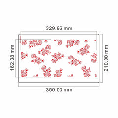 XL ROSE SONNET STENCIL