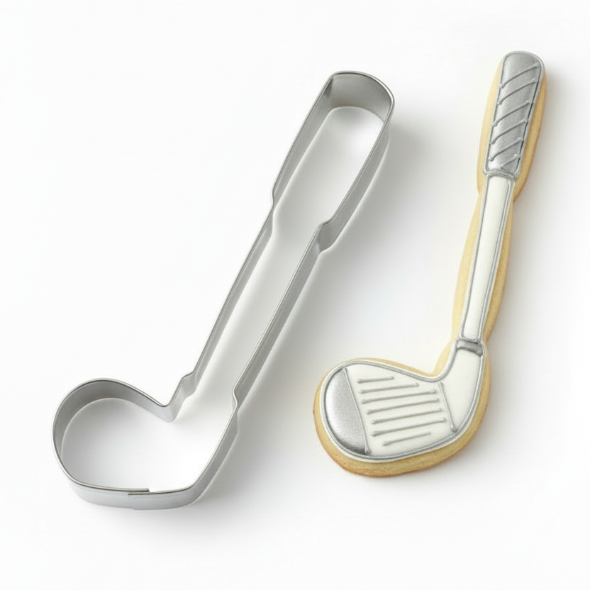 golf club-shaped cookie cutter