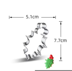 ASSORTED CHRISTMAS THEME COOKIE CUTTER SET 16 PCS