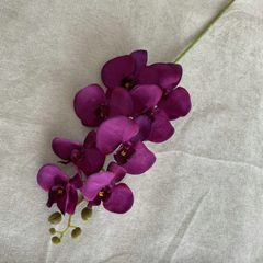 ARTIFICIAL ORCHID FLOWERS HEAD 8 PCS SET