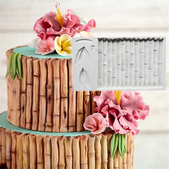 MOANA /BAMBOO FENCE WITH LEAVESTHEMED BORDER MOULD