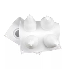 3D MINI PEAR CHOCOLATE MOUSSE MOULD 8 PCS