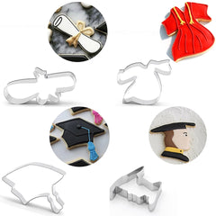 GRADUATION COOKIE CUTTERS SET