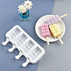 MINI CHOCOLATE BAR CAKESICLES/ICE POP/LOLLIPOP MOULD 4 PCS