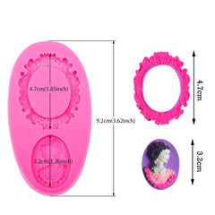 MINI VICTORIAN WOMAN PICTURE AND PHOTO FRAME