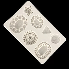 ASSORTED BROOCHES MOULD 7PCS