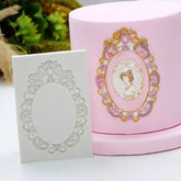 OVAL BEDAZZLED FRAME MOULD (LARGE)