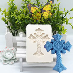 EMBELISHED CROSS MOULD