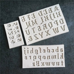 GOTHIC FONT ALPHABETS MOULD