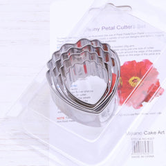STAINLESS STEEL SIMPLE PEONY PETAL CUTTER SET