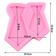 MEN'S TIE MOULD 2PCS