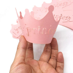 LASER CUT PRINCESS CUPCAKE CAGES/WRAPPERS - {12 Pcs}