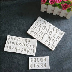 GOTHIC FONT ALPHABETS MOULD