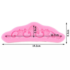 PALM CENTER WITH LEAVES SCROLL BORDER MOULD