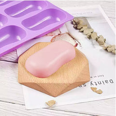 6 CAVITY CLASSIC SOAP SHAPE MOULD (RANDOM COLOUR)
