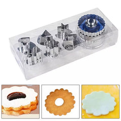 ROUND LINZER COOKIE CUTTER SET
