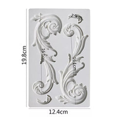 LARGE SCROLLS BORDER MOULD