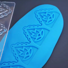 PATTERN FONDANT BORDER CUTTER / EMBOSSER 4PCS
