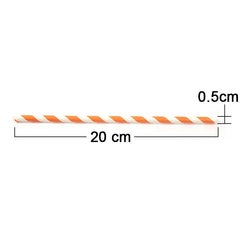 STRIPES LOLLIPOP/CAKE POP STICKS/STRAWS 24 PCS