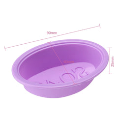 1 CAVITY ROUND SOAP MOULD (PURPLE)