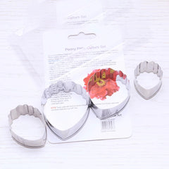 STAINLESS STEEL SIMPLE PEONY PETAL CUTTER SET