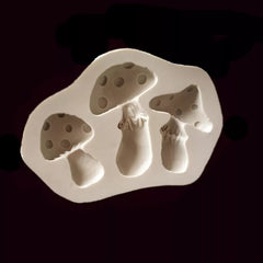 MINI MUSHROOMS MOULD 3 PCS