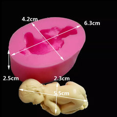 BABY SILICONE MOULD-GREY (MEDIUM)