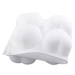 3D MINI SMOOTH LOVE HEARTS CHOCOLATE MOUSSE MOULD 8PCS