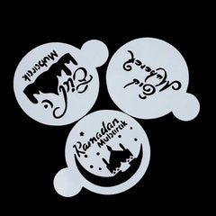 MINI EID AND RAMADAN MUBARAK STENCILS SET 3PCS