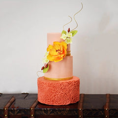 LARGE ROSETTE RUFFLE BAS RELIEF MOULD