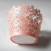 LASER CUT MINI BLOSSOMS CUPCAKE CAGES/WRAPPERS - {12 Pcs}