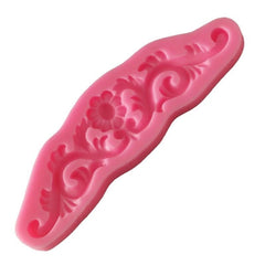 COSMOS FLOWER CENTER WITH SCROLL BORDER MOULD